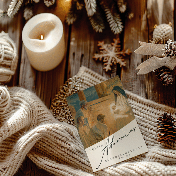 Kartka bożonarodzeniowa Venite adoremus