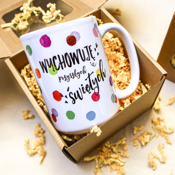 Kubek „Wychowuję przyszłych świętych”