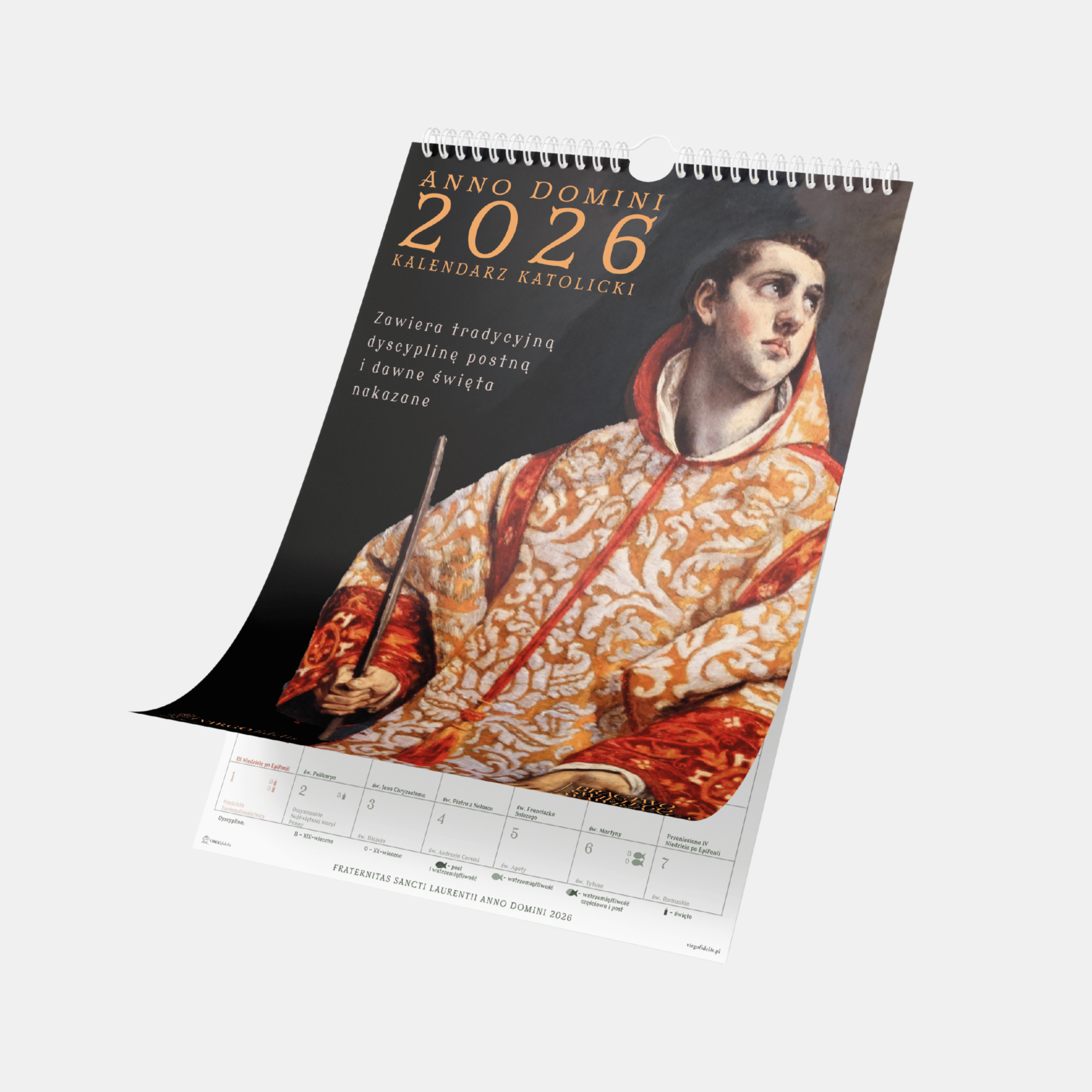 Kalendarz Bractwa św. Wawrzyńca AD 2026